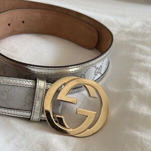 Gucci silver women’s belt